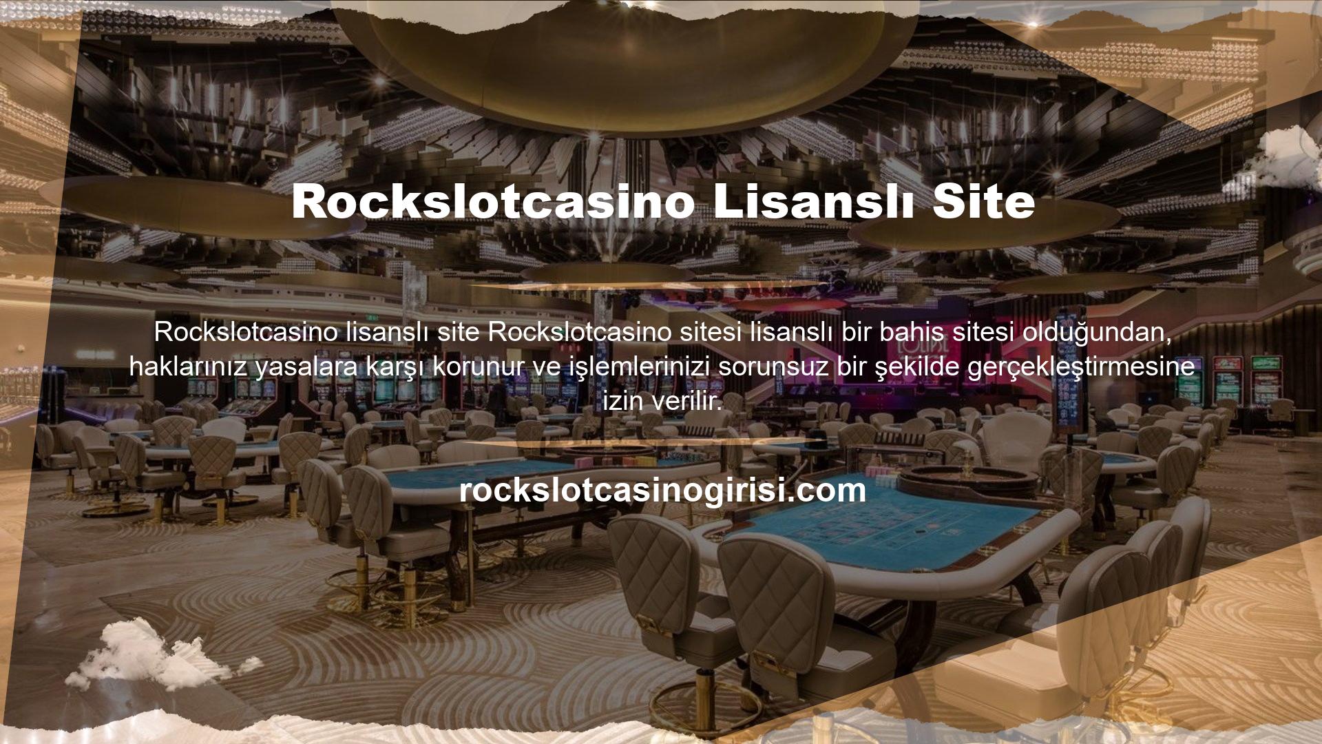 Rockslotcasino sitesi, güvenlik sertifikası ve lisans bilgileri ile standart tutardan daha fazla mı ödüyor? Rockslotcasino sitesinde ödeme almak için, üyelik kayıt süreci sırasında girilen bilgiler kimlikle aynı olmalıdır